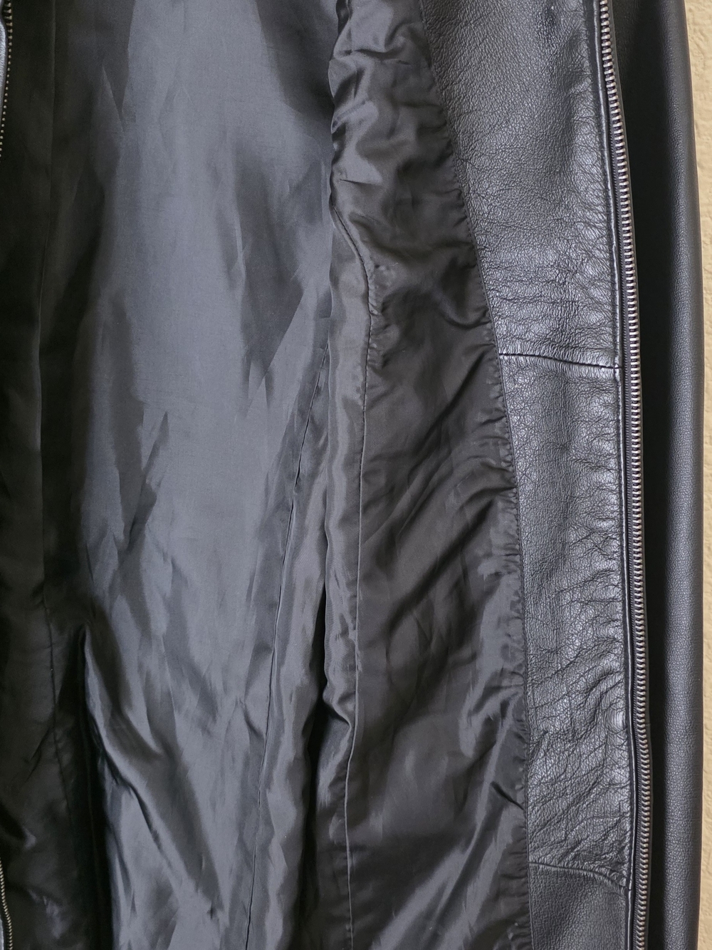 Vintage Worthington| Black Lambskin Leather Belted Women's Jacket - Moto Style M - Picture 2 of 11